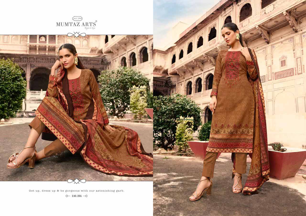 Mumtaz Art Cashmere Vol 1 Karachi Work Suit Mumtaz Art Cashmere Vol 1 Karachi Work Suit